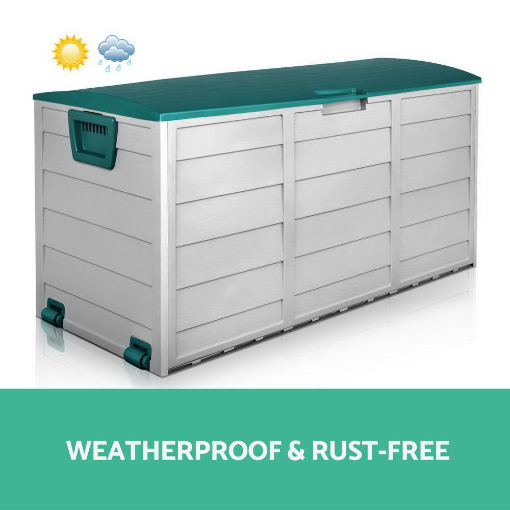 Gardeon 290L Outdoor Storage Box - Green freeshipping - Awezingly