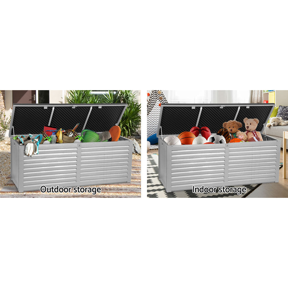 Gardeon Outdoor Storage Box Bench Seat 390L freeshipping - Awezingly