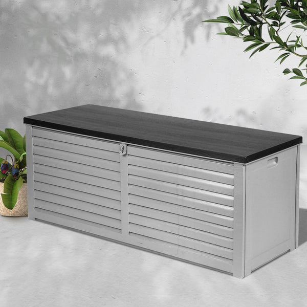 Gardeon Outdoor Storage Box Bench Seat 390L freeshipping - Awezingly