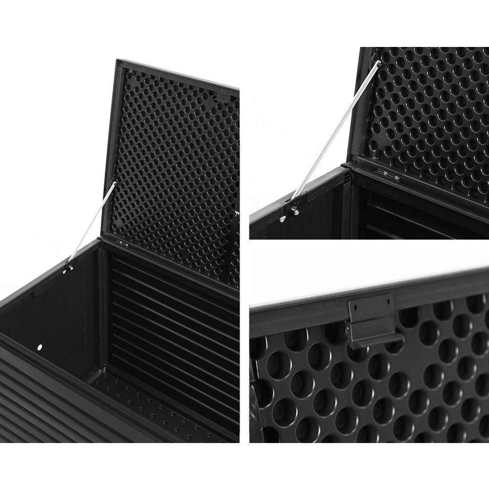 Gardeon Outdoor Storage Box Container Indoor Garden Toy Tool Sheds Chest 490L freeshipping - Awezingly
