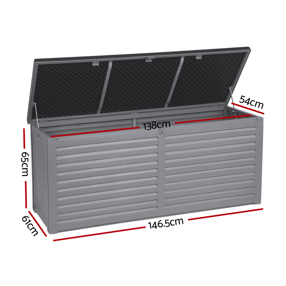 Gardeon Outdoor Storage Box 490L Bench Seat Indoor Garden Toy Tool Sheds Chest freeshipping - Awezingly