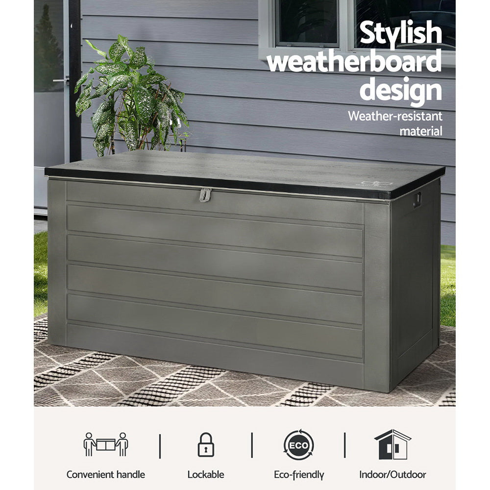Gardeon Outdoor Storage Box 680L Container Indoor Garden Bench Tool Sheds Chest Gardeon