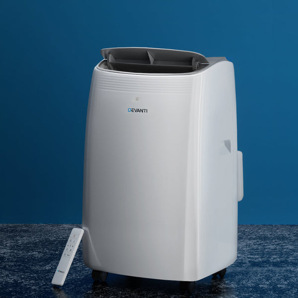 Devanti 12000BTU Portable Air Conditioner Cooling Mobile Fan Cooler Remote 3300W Devanti