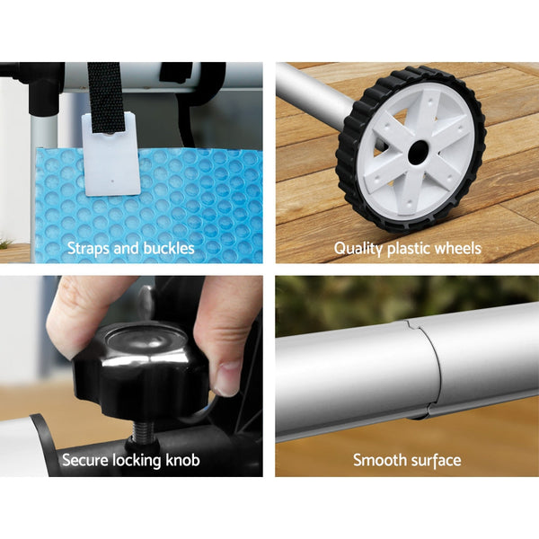 Aquabuddy Pool Cover Roller Solar Blanket Covers 400 Micron Swimming Outdoor Aquabuddy