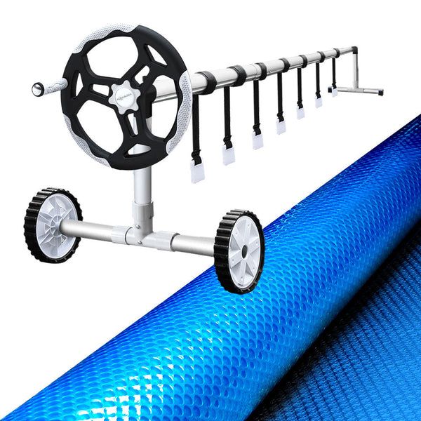 Aquabuddy Pool Cover Roller Blanket Bubble Heater Solar Swimming Covers 8x4.2M Aquabuddy