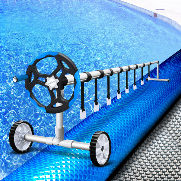 Aquabuddy Pool Cover Roller Solar Blanket Bubble Heater Covers Swimming 8.5x4.2m Aquabuddy