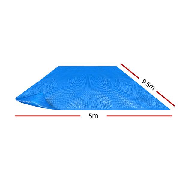 Aquabuddy Pool Cover 500 Micron 9.5x5m Swimming Pool Solar Blanket Blue Does not apply
