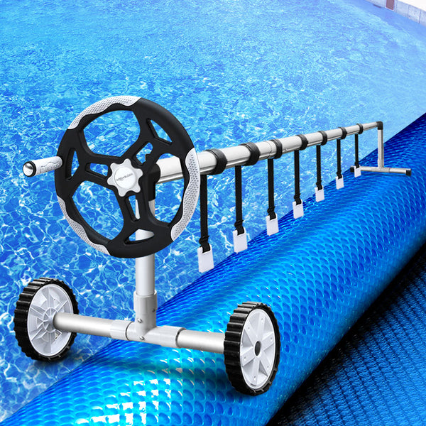 Aquabuddy Pool Cover Roller 500 Micron Solar Blanket Swimming Pools Covers 9x5M Aquabuddy