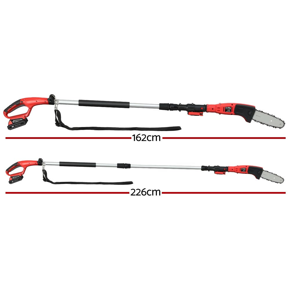 Giantz Cordless Pole Chainsaw Electric Saw 20V Lithium-Ion Tool Battery Pruner Giantz