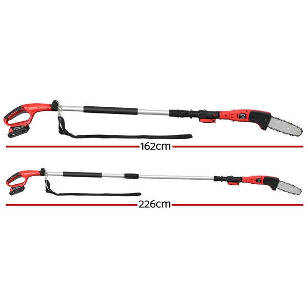 Giantz Cordless Pole Chainsaw Electric Saw 20V Lithium-Ion Tool Battery Pruner Giantz