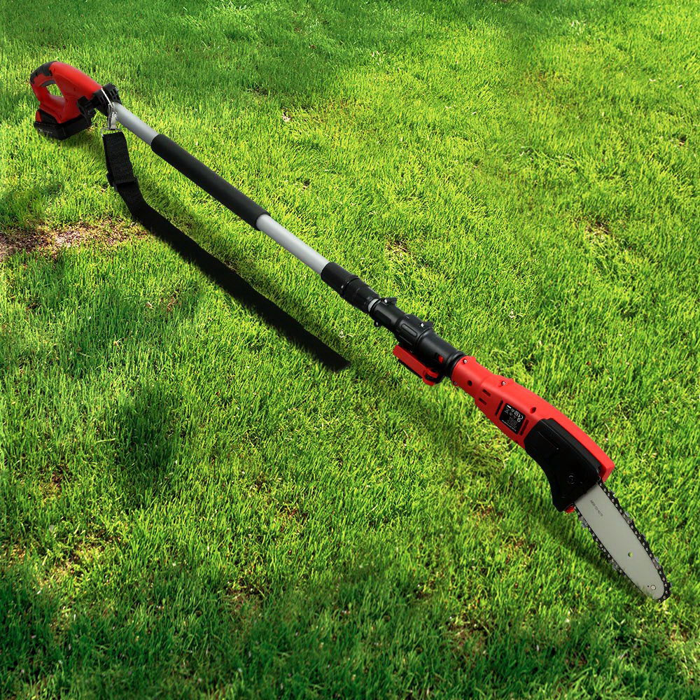 Giantz Cordless Pole Chainsaw Electric Saw 20V Lithium-Ion Tool Battery Pruner Giantz