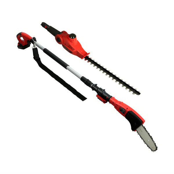 Giantz Cordless Pole Chainsaw Hedge Trimmer Saw 20V Electric Lithium Battery Giantz