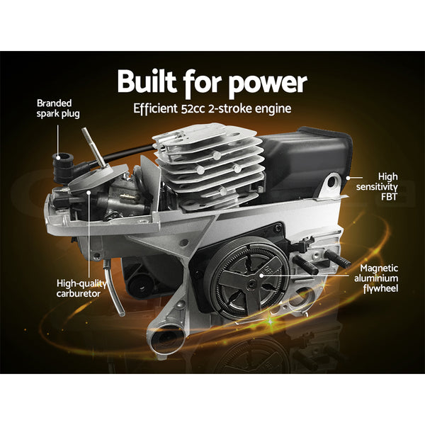 Giantz 62CC Pole Chainsaw Petrol 7 In 1 Brush Cutter Whipper Snipper Multi Tools freeshipping - Awezingly