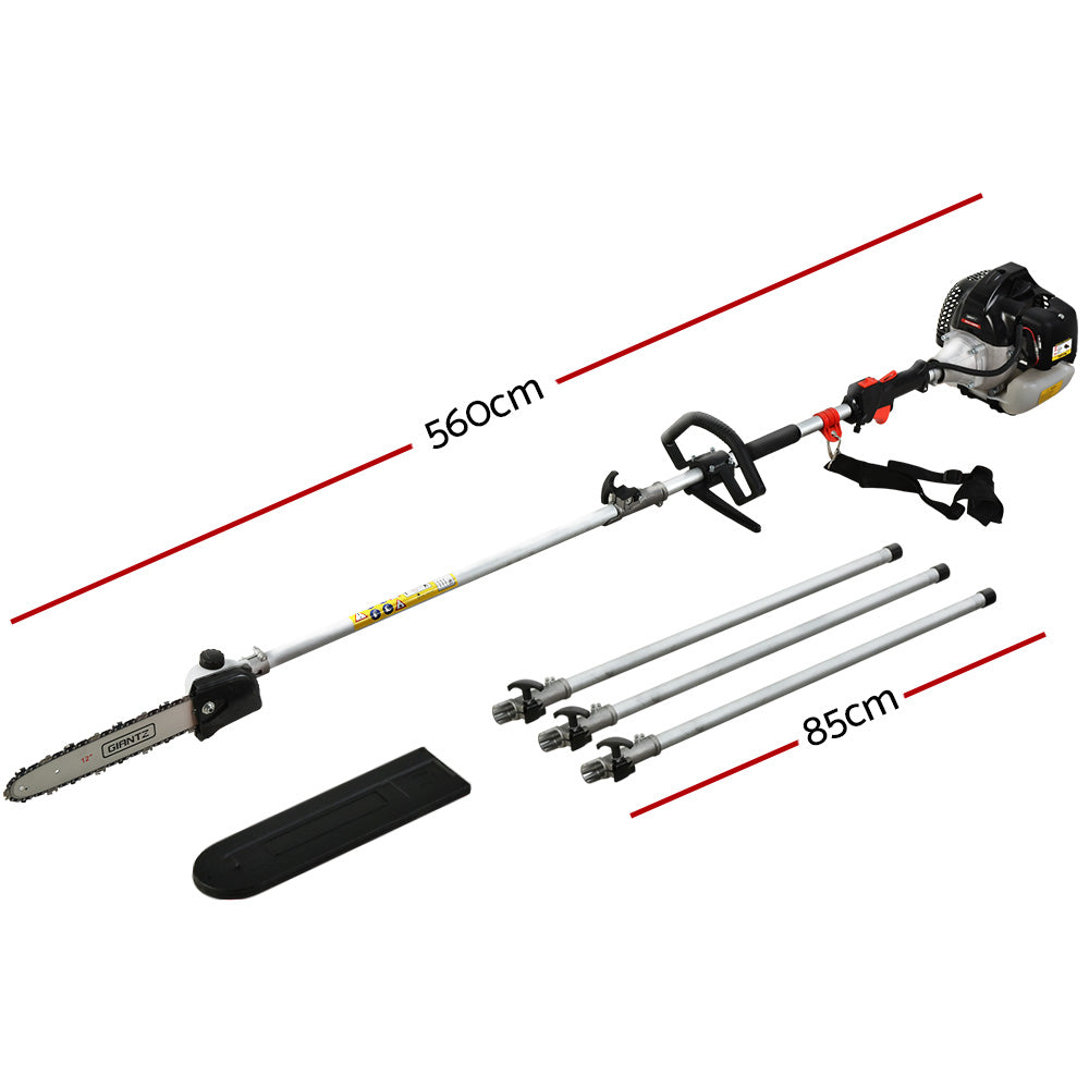 Giantz 65CC Pole Chainsaw Petrol Saw Chain Tree Pruner Extended Spark Plug Giantz