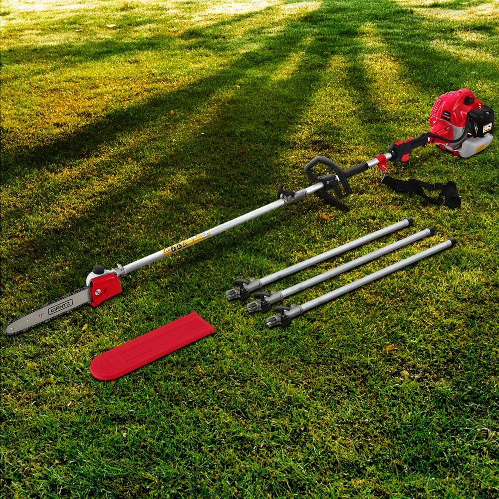 Giantz 65CC Pole Chainsaw Petrol Saw Chain Tree Pruner Extended Bonus Extra Gift Giantz