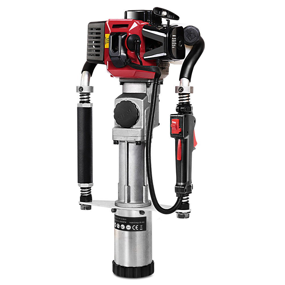 GIANTZ 55CC Petrol Post Pile Hole Driver 2-Stroke Power Picket Rammer Giantz