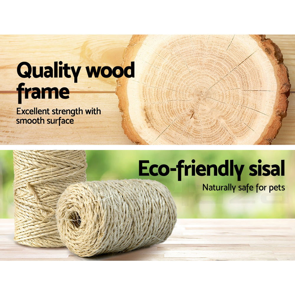 i.Pet Cat Tree 184cm Trees Scratching Post Scratcher Tower Condo House Furniture Wood freeshipping - Awezingly