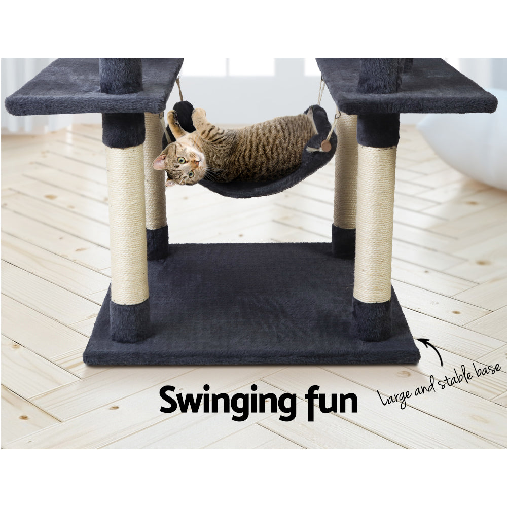 i.Pet Cat Tree 184cm Trees Scratching Post Scratcher Tower Condo House Furniture Wood freeshipping - Awezingly