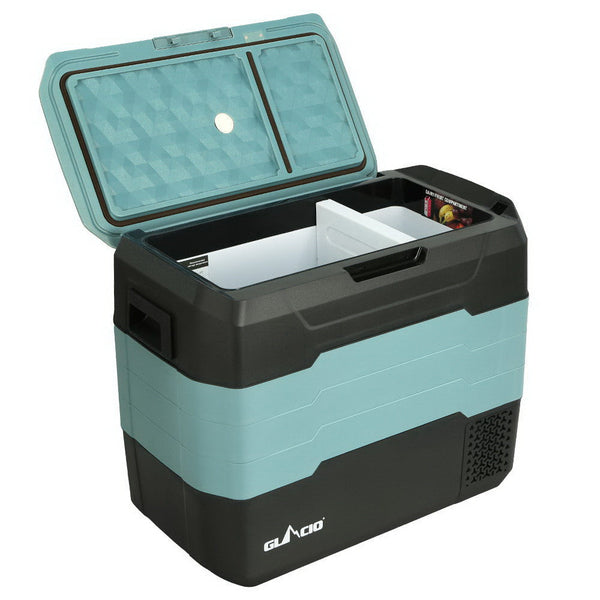 Glacio 50L Portable Fridge Freezer Fridges Cooler Camping 12V/24V/240V Caravan Glacio