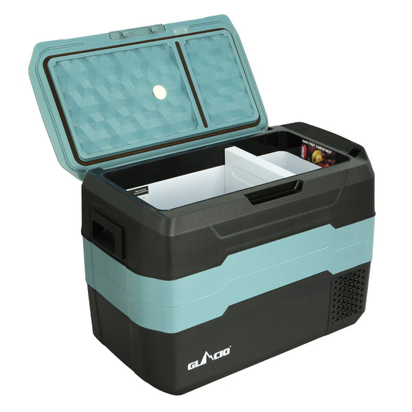 Glacio 40L Portable Fridge Freezer Fridges Cooler Camping 12V/24V/240V Caravan Glacio