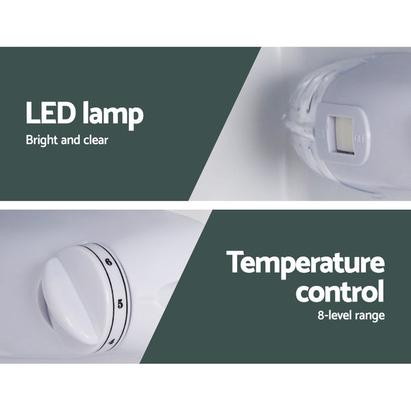 Glacio 100L Portable Bar Fridge Freezer Cooler 12V/24V/240V Caravan freeshipping - Awezingly