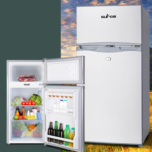 Glacio 100L Portable Bar Fridge Freezer Cooler 12V/24V/240V Caravan freeshipping - Awezingly