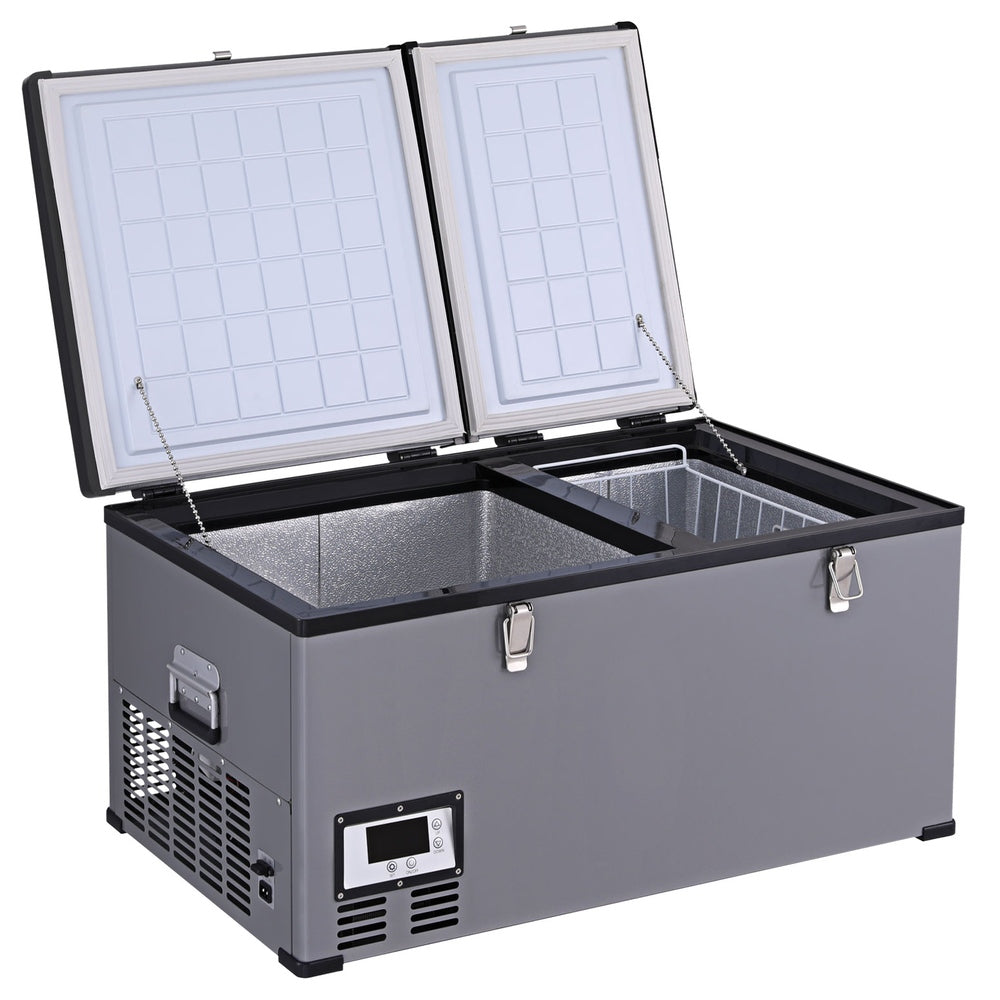 Glacio Camping Fridge 80L Portable Bar Fridges Freezer 12V/24V/240V Does not apply
