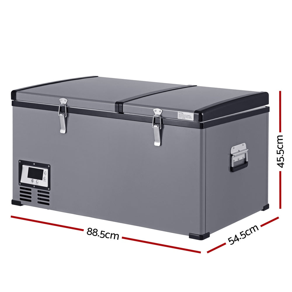Glacio Camping Fridge 80L Portable Bar Fridges Freezer 12V/24V/240V Does not apply