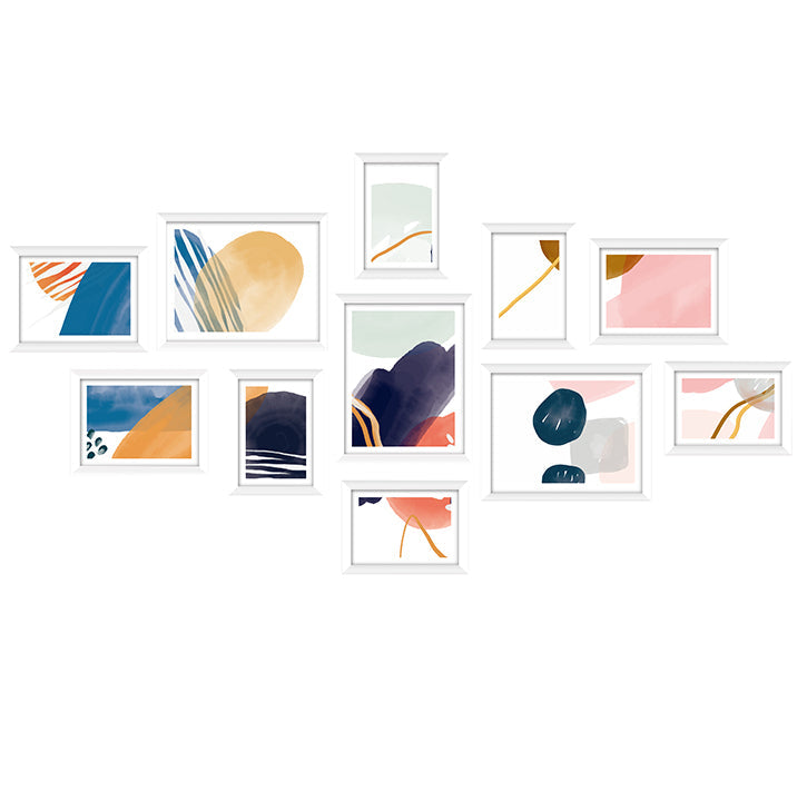 Artiss Photo Frames11PCS 5x7in 6x8in 8x10in Hanging Wall Frame White Artiss