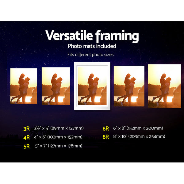 Artiss Photo Frames11PCS 5x7in 6x8in 8x10in Hanging Wall Frame White Artiss