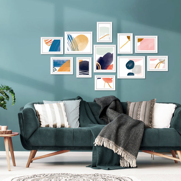 Artiss Photo Frames11PCS 5x7in 6x8in 8x10in Hanging Wall Frame White Artiss