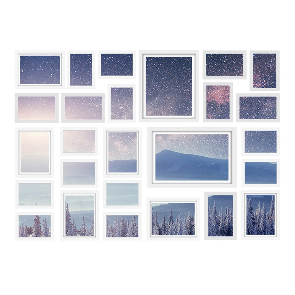 26 PCS Picture Photo Frame Wall Set Home Decor Present Gift White freeshipping - Awezingly