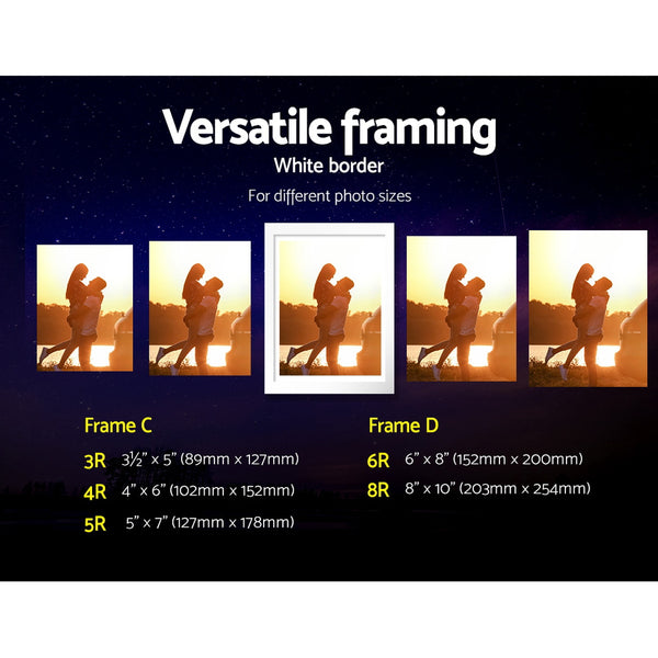 26 PCS Picture Photo Frame Wall Set Home Decor Present Gift White freeshipping - Awezingly