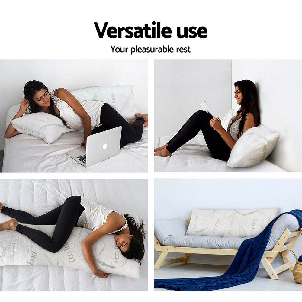 Giselle Bedding Full Body Memory Foam Pillow freeshipping - Awezingly