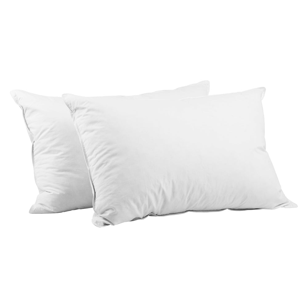 Giselle Bedding Set of 2 Duck Down Pillow - White freeshipping - Awezingly