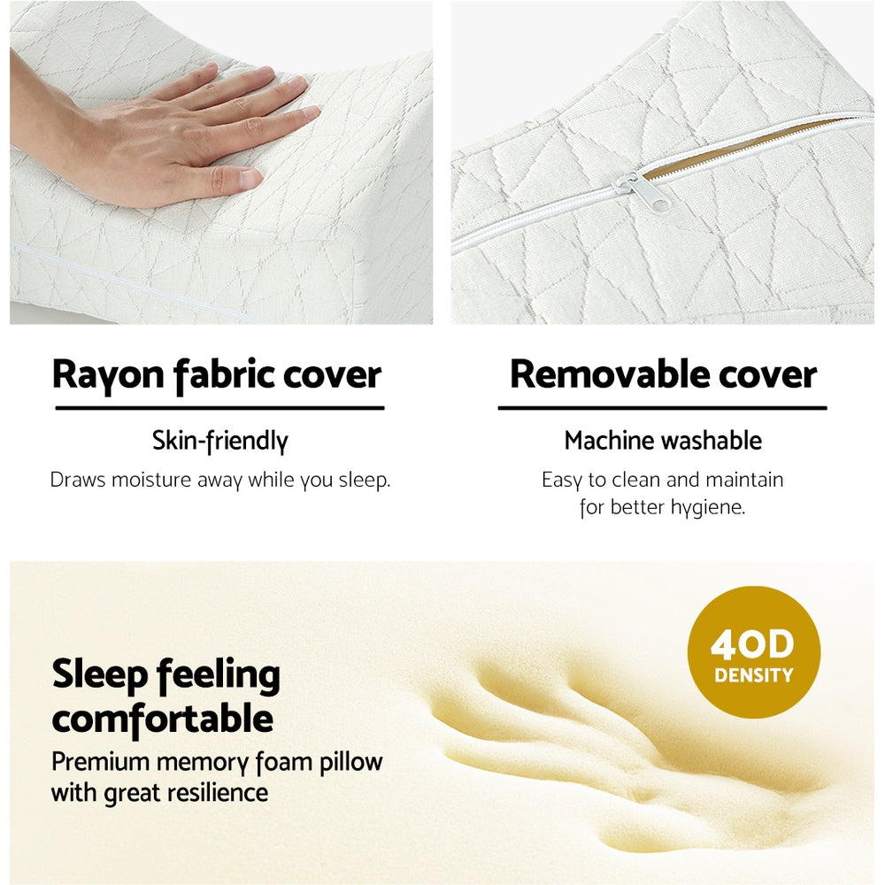 Giselle Bedding Memory Foam Pillow Cushion Neck Support Knee Leg Pillows Soft Giselle Bedding