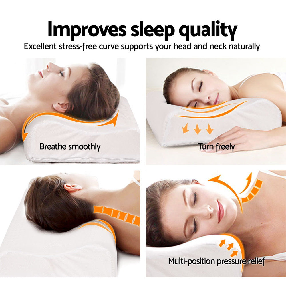 Giselle Bedding Set of 2 Natural Latex Pillow Giselle Bedding