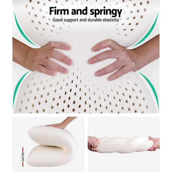 Giselle Bedding Set of 2 Natural Latex Pillow freeshipping - Awezingly