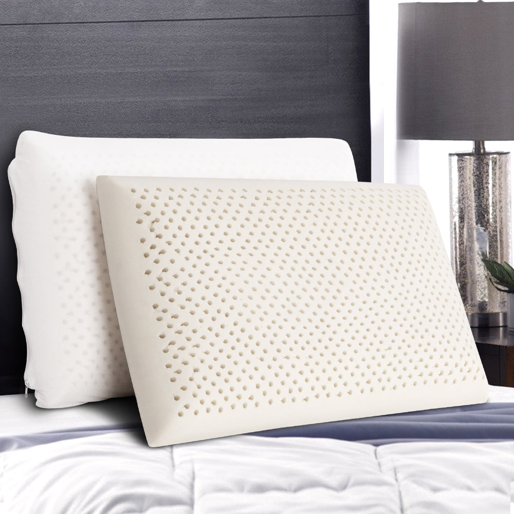 Giselle Bedding Set of 2 Natural Latex Pillow freeshipping - Awezingly
