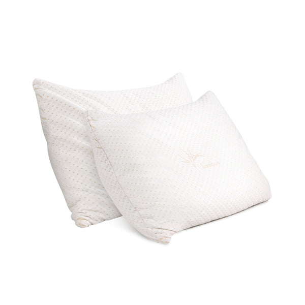 Giselle Bedding Set of 2 Single Bamboo Memory Foam Pillow freeshipping - Awezingly