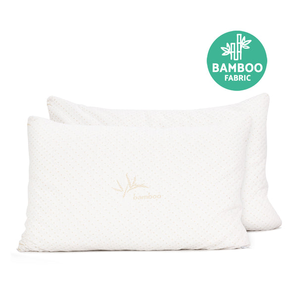 Giselle Bedding Set of 2 Single Bamboo Memory Foam Pillow freeshipping - Awezingly