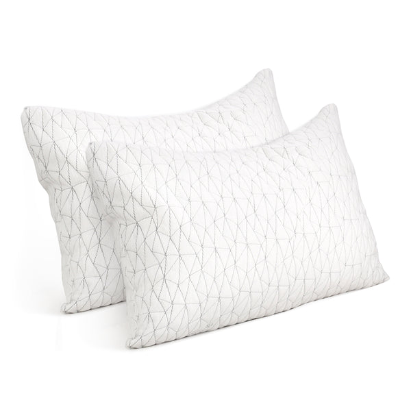 Giselle Bedding Set of 2 Rayon King Memory Foam Pillow freeshipping - Awezingly