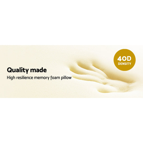 Giselle Bedding Memory Foam Pillow Bamboo Pillows Cushion Neck Support Cover Giselle Bedding