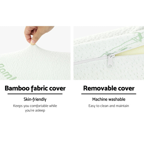 Giselle Bedding Memory Foam Pillow Bamboo Pillows Cushion Neck Support Cover Giselle Bedding