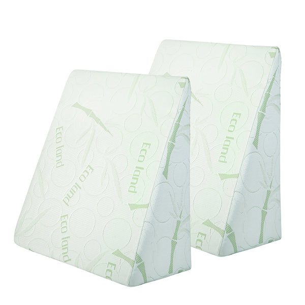 Giselle Bedding 2X Memory Foam Wedge Pillow Neck Back Support with Cover Waterproof Bamboo freeshipping - Awezingly