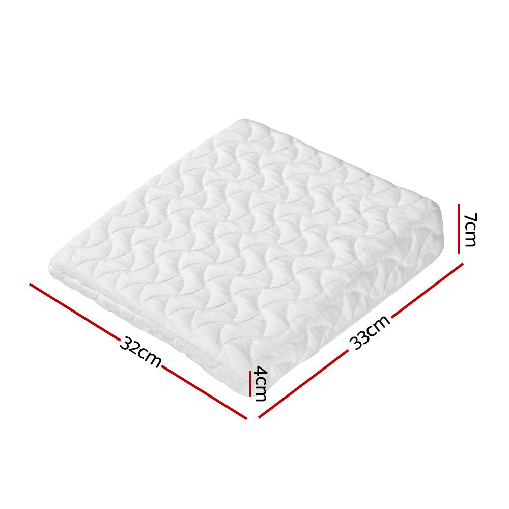 Giselle Wedge Pillow Memory Foam Baby Pillows Bed Cushion Neck Back Support Giselle Bedding