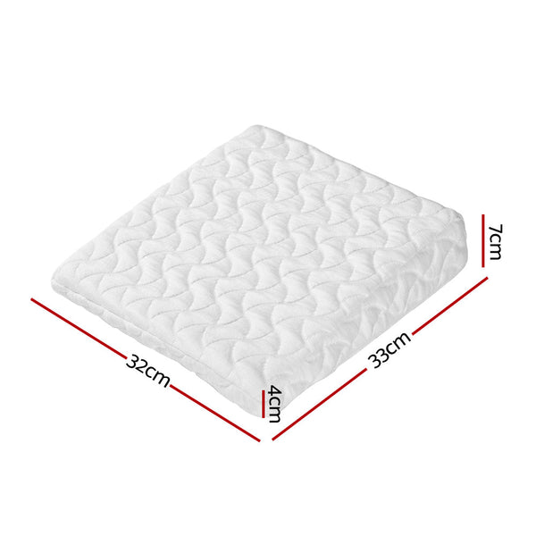 Giselle Wedge Pillow Memory Foam Baby Pillows Bed Cushion Neck Back Support Giselle Bedding