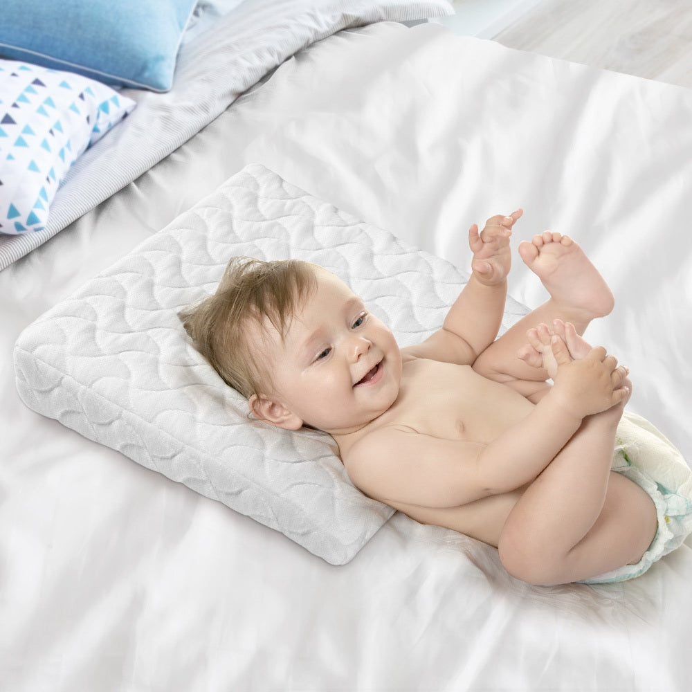 Giselle Wedge Pillow Memory Foam Baby Pillows Bed Cushion Neck Back Support Giselle Bedding