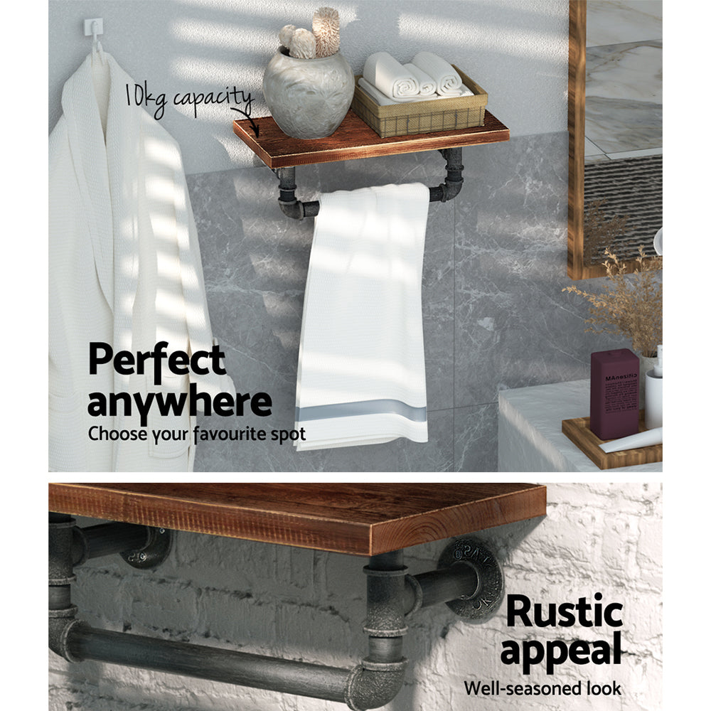 Artiss DIY Industrial Wall Shelves