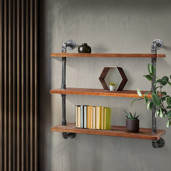 Artiss 3 Level 92cm DIY Wall Mounted Bookshelf Artiss